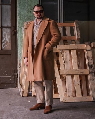 Как носить трикотажный жилет с ботинками челси мужчине