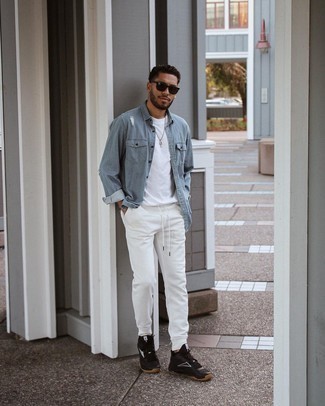 С чем носить спортивные штаны мужчине