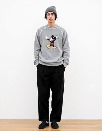 С чем носить свитшот мужчине