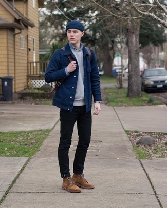 Как носить свитшот с курткой-рубашкой мужчине