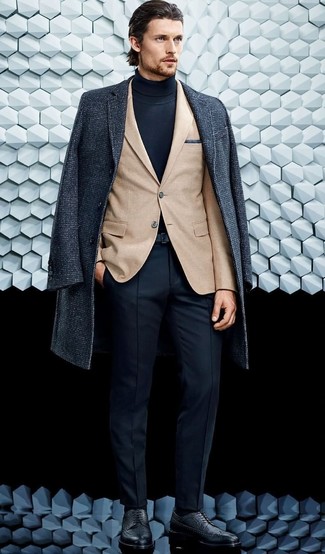 С чем носить светло-коричневый пиджак мужчине
