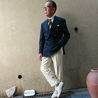 Какие пиджаки носить с светло-коричневыми брогами