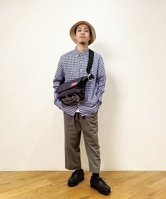 С чем носить светло-коричневую панаму мужчине