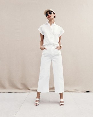 С чем носить светло-коричневую бейсболку женщине