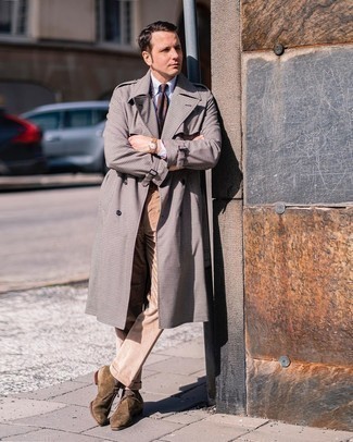 С чем носить светло-коричневые вельветовые брюки мужчине