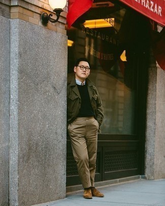 С чем носить светло-коричневые туфли дерби