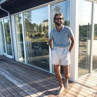 С чем носить светло-коричневые эспадрильи мужчине