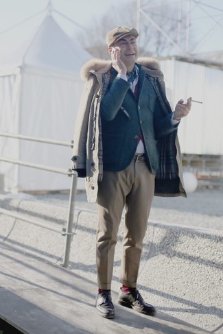 С чем носить светло-коричневую кепку мужчине