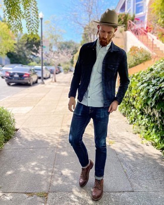 С чем носить светло-коричневую шляпу мужчине