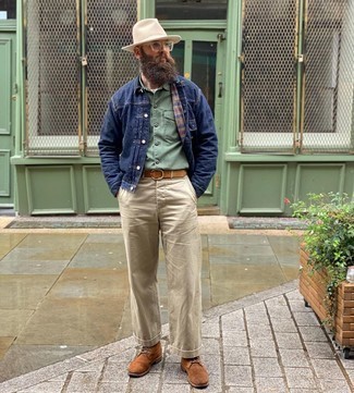 С чем носить светло-коричневую шляпу мужчине