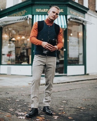 С чем носить светло-коричневые кожаные часы мужчине