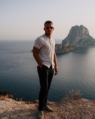 С чем носить светло-коричневые кожаные часы мужчине