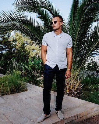 С чем носить светло-коричневые кожаные часы мужчине