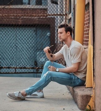 С чем носить светло-коричневые кожаные часы мужчине