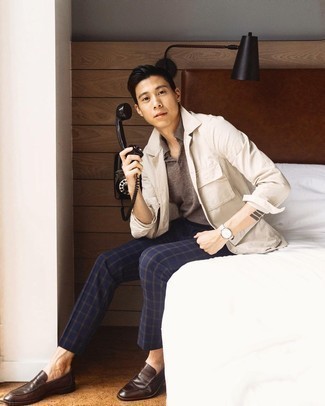 С чем носить светло-коричневые кожаные часы мужчине