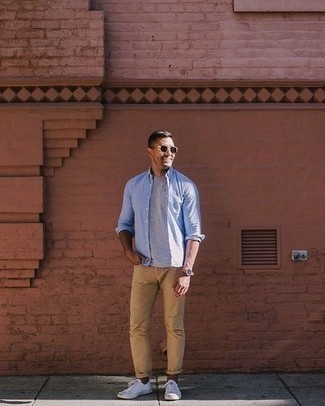 С чем носить светло-коричневые кожаные часы мужчине