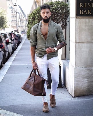 С чем носить светло-коричневые кожаные часы мужчине