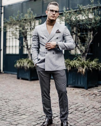 Какие монки носить с светло-коричневой водолазкой