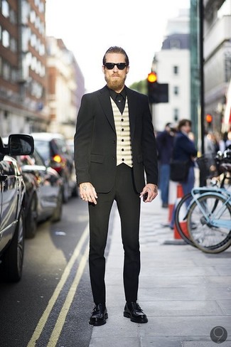 Какие монки носить с светло-коричневым жилетом