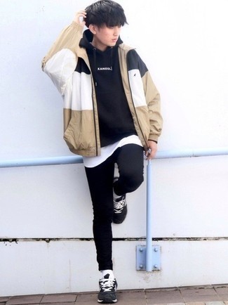 С чем носить светло-коричневую ветровку мужчине