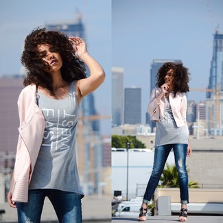 Как носить майку с косухой женщине