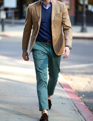 Как носить лоферы с кисточками с пиджаком