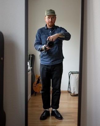 С чем носить темно-бирюзовую бейсболку мужчине