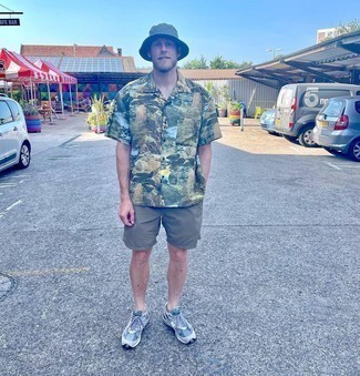 С чем носить темно-бирюзовую панаму мужчине