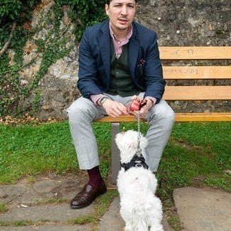 С чем носить темно-бирюзовое пальто мужчине