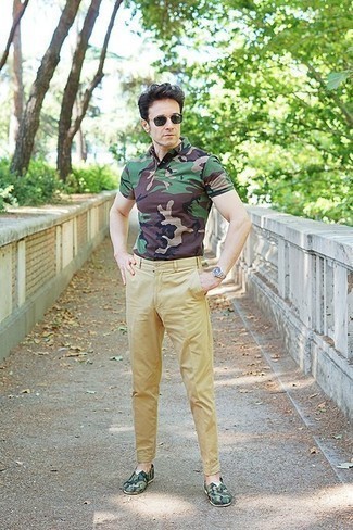 С чем носить темно-бирюзовые эспадрильи мужчине