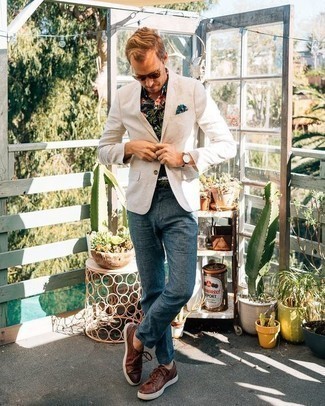 С чем носить темно-бирюзовый нагрудный платок