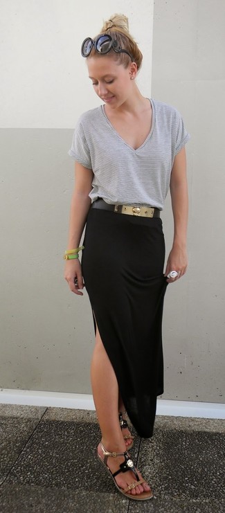 Как носить вьетнамок с длинной юбкой