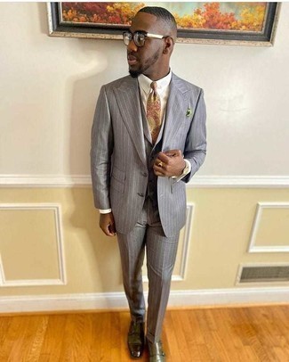 Как носить костюм-тройку с монками