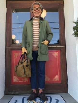 С чем носить табачную бандану мужчине