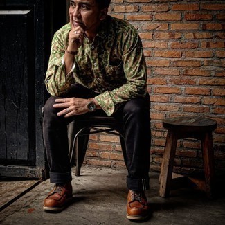 С чем носить табачный браслет мужчине