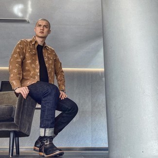 С чем носить табачный браслет мужчине