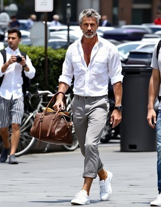 С чем носить табачный портфель