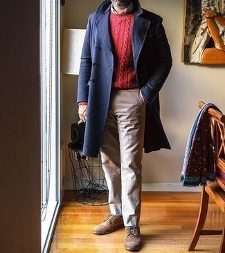 Какие брюки чинос носить с табачными брогами