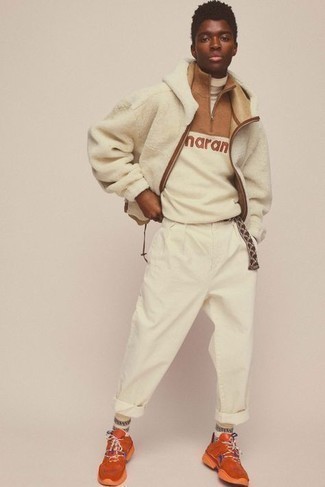 С чем носить табачный ремень из плотной ткани мужчине