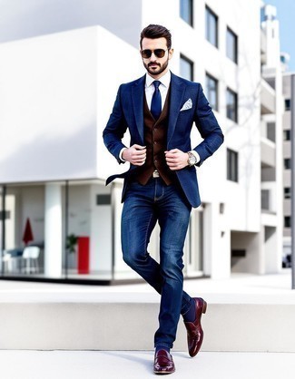 С чем носить табачное пальто мужчине