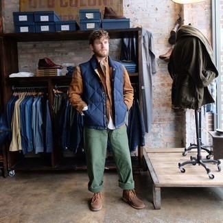 С чем носить табачную вельветовую куртку мужчине