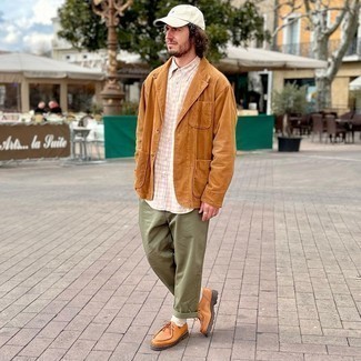 Какие пиджаки носить с табачными ботинками дезертами