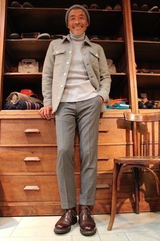 Какие водолазки носить с табачными ботинками дезертами