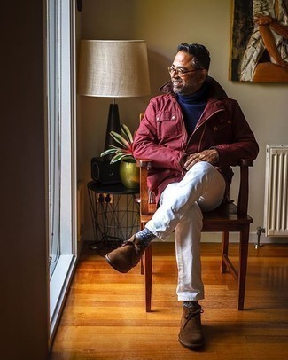 Какие водолазки носить с табачными ботинками дезертами