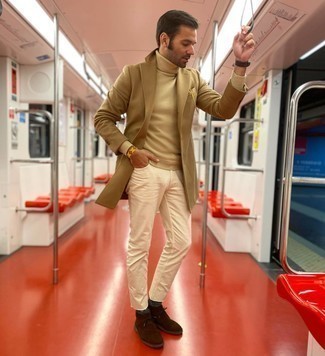 Какие водолазки носить с табачными ботинками дезертами