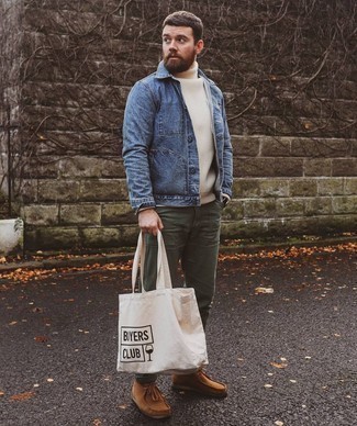 Какие водолазки носить с табачными ботинками дезертами