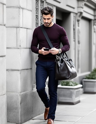 С чем носить табачные монки с двумя ремешками