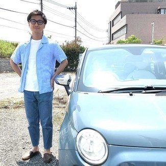 С чем носить табачные эспадрильи мужчине