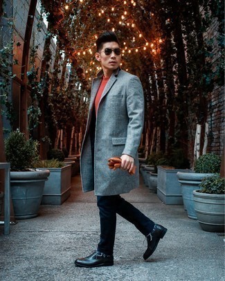 С чем носить табачные кожаные перчатки мужчине