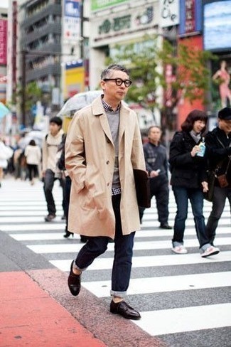 С чем носить табачный кожаный мужской клатч мужчине